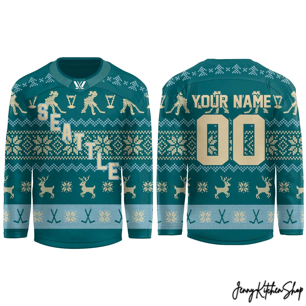 Seattle Torrent PWHL Holiday New Hockey Jersey