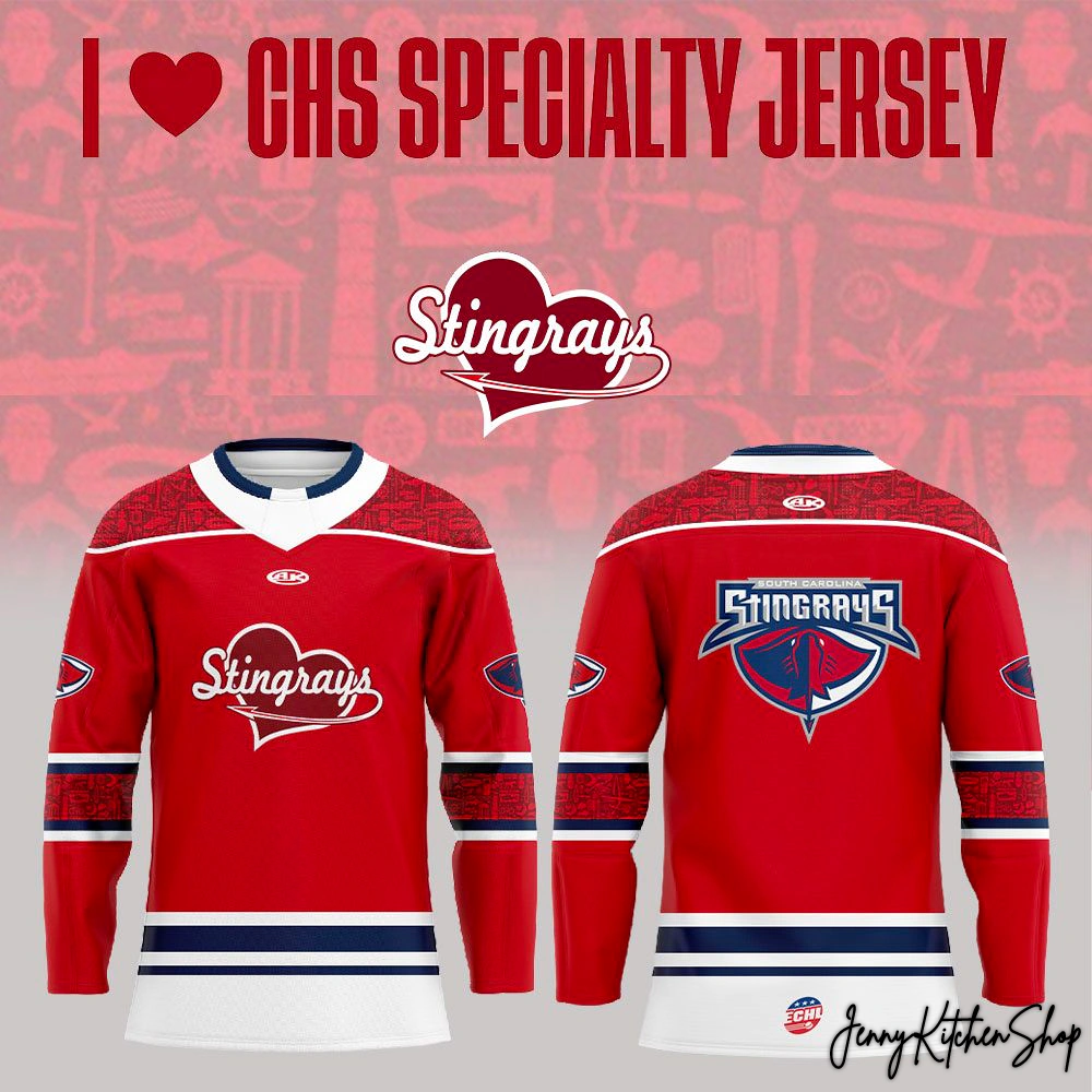 South Carolina Stingrays Inspired By Charleston And The Valentine Jersey