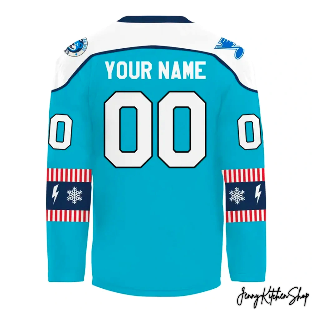 Springfield Thunderbirds Merry Christmas 2025 Hockey Jersey