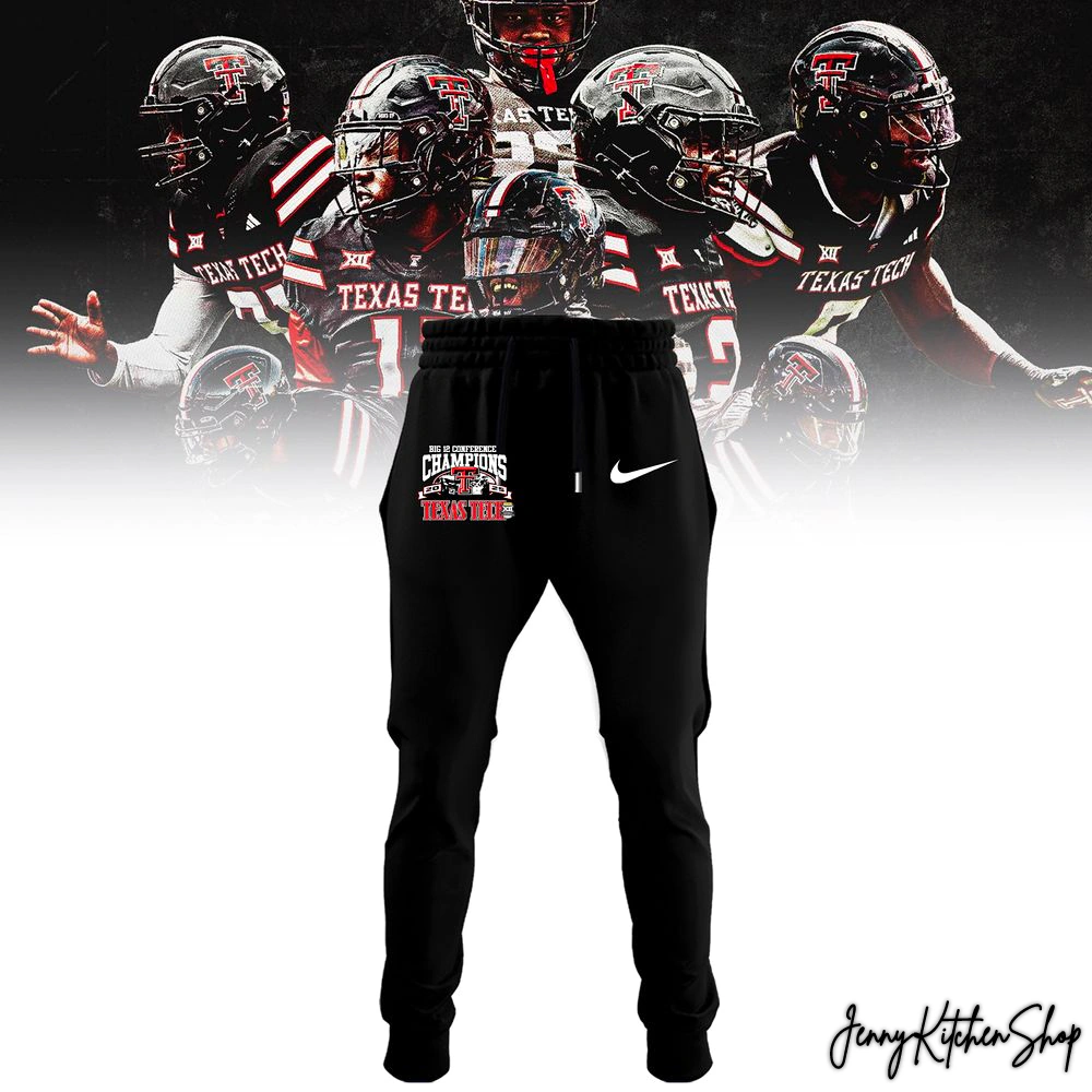 Texas Tech Red Raiders 2025 Big 12 Champions Combo Hoodie