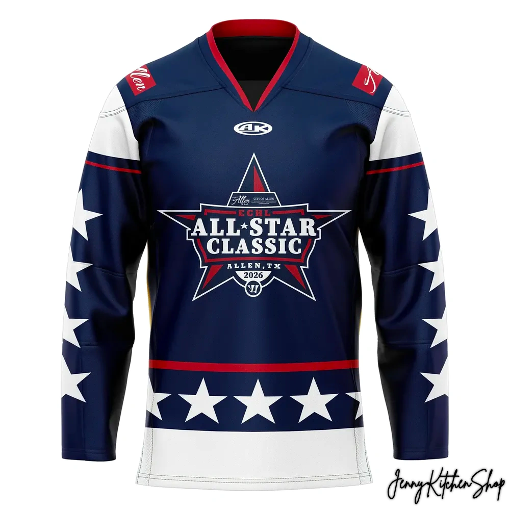 The 2026 ECHL All Star Classic Navy Hockey Jersey