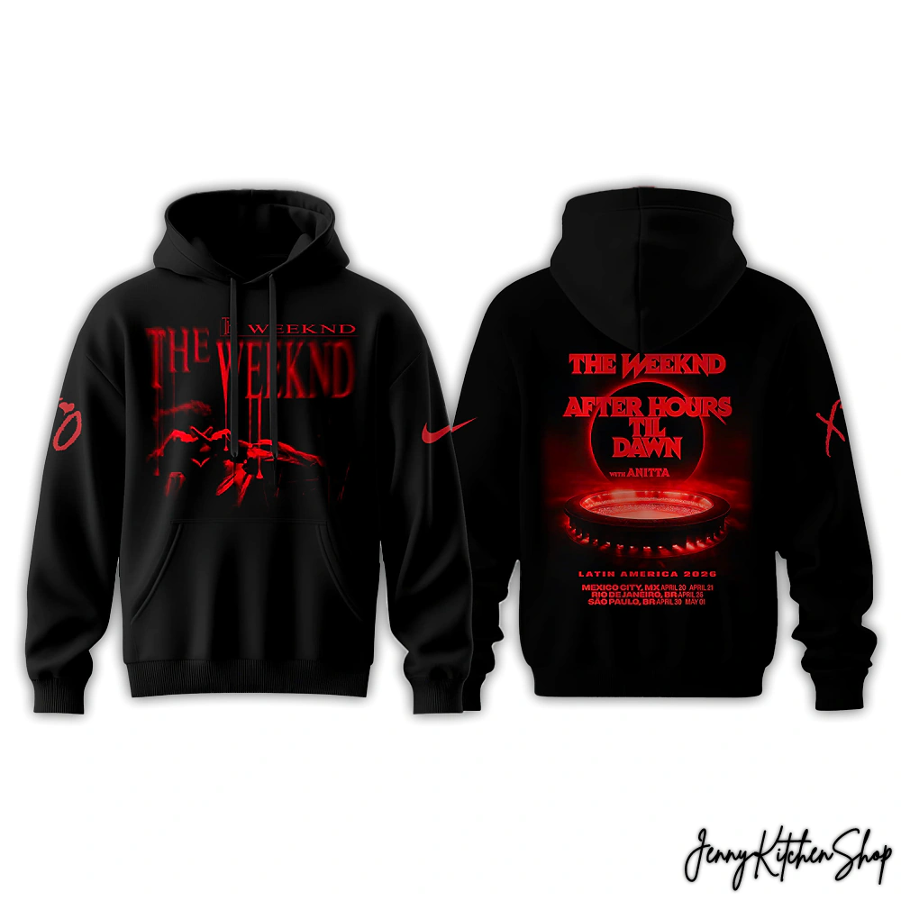 The Weeknd After Hours Til Dawm Tour 2026 Collection Hoodie