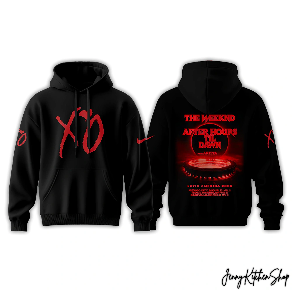 The Weeknd After Hours Til Dawm Tour 2026 Collection Hoodie