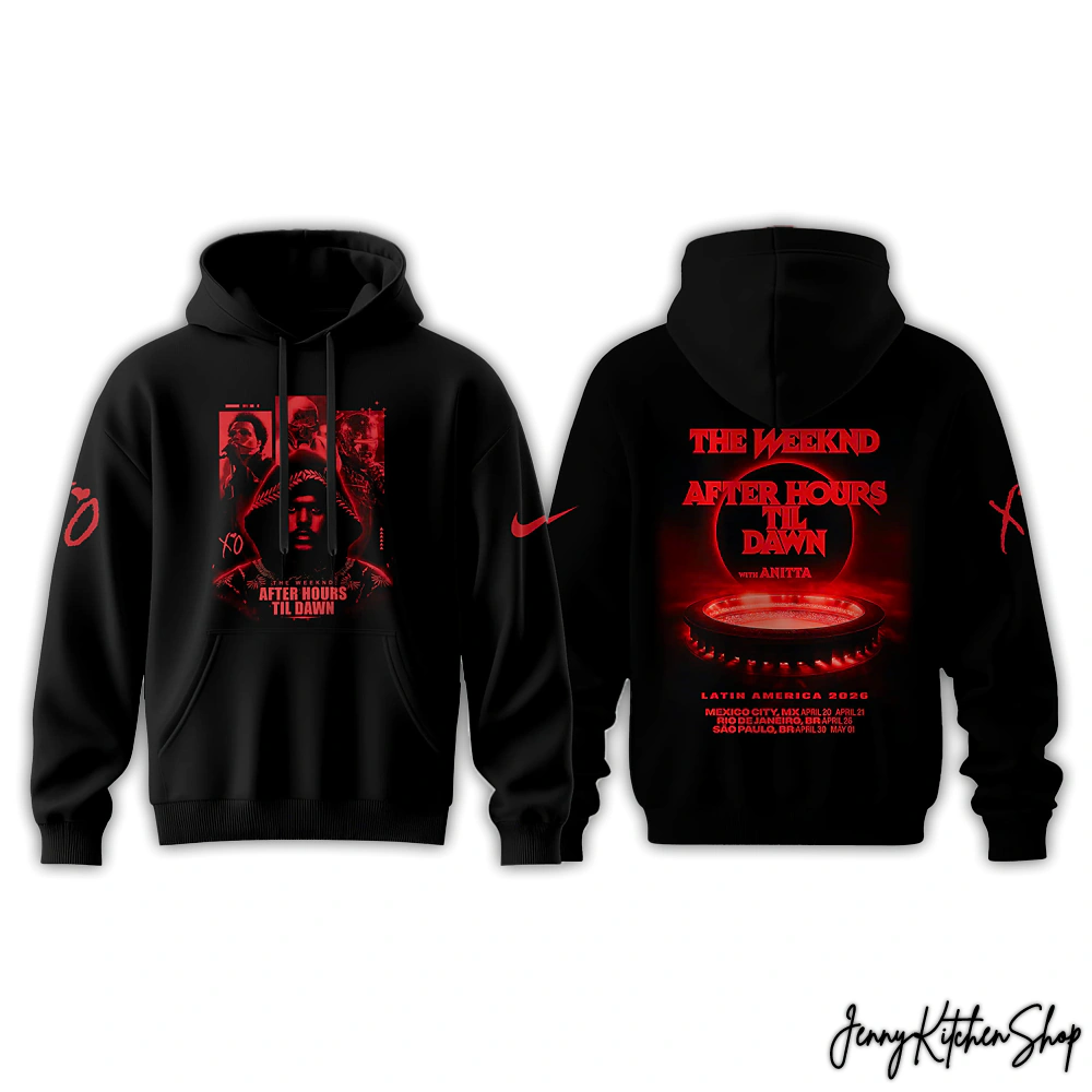 The Weeknd After Hours Til Dawm Tour 2026 Collection Hoodie