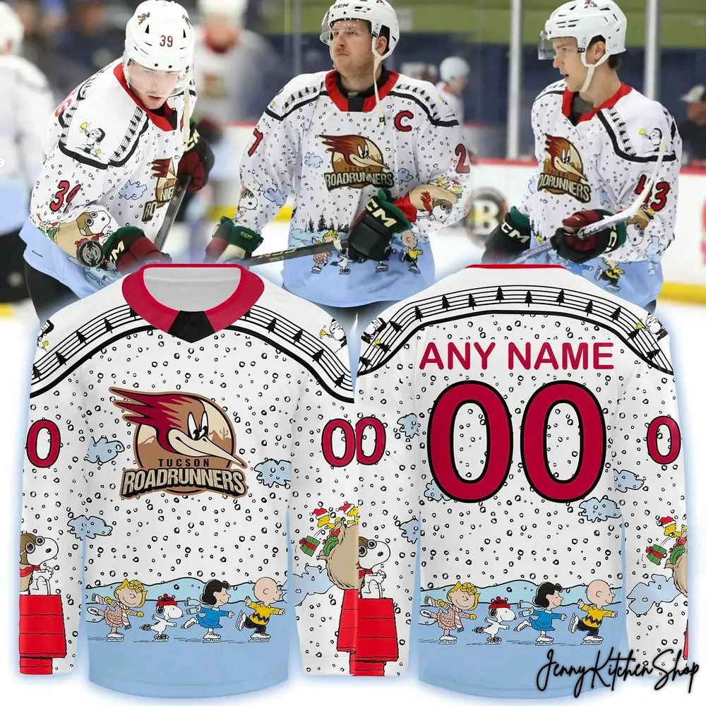 Tucson Roadrunners 2026 Peanuts Night Hockey Jersey