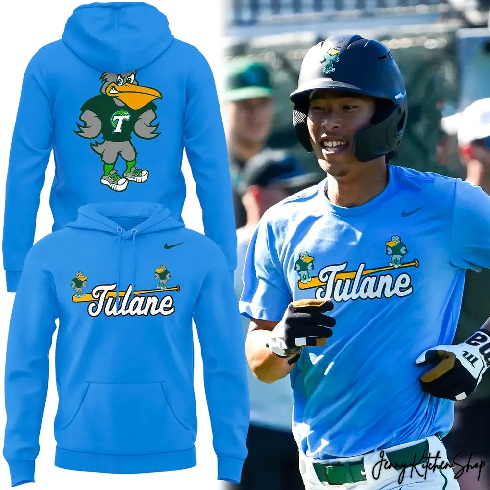 Tulane Green Wave Sluggerbird Uniform 2026 T-Shirt