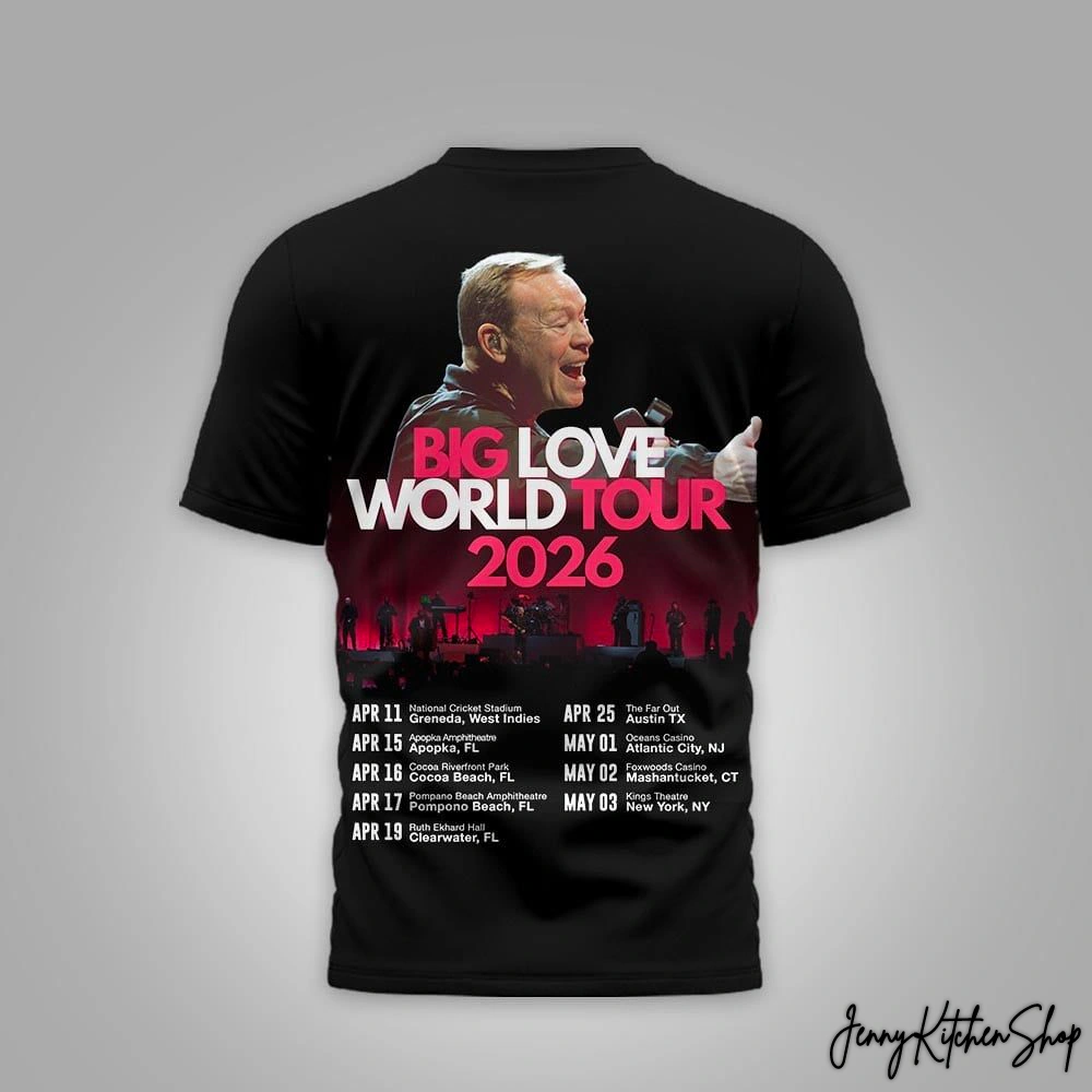 UB40 Big Love World Tour 2026 T-Shirt