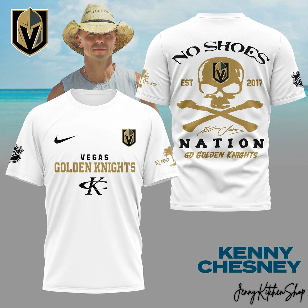 Vegas Golden Knights x Kenny Chesney No Shoes Shirt