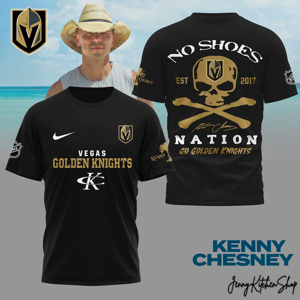 Vegas Golden Knights x Kenny Chesney No Shoes Shirt