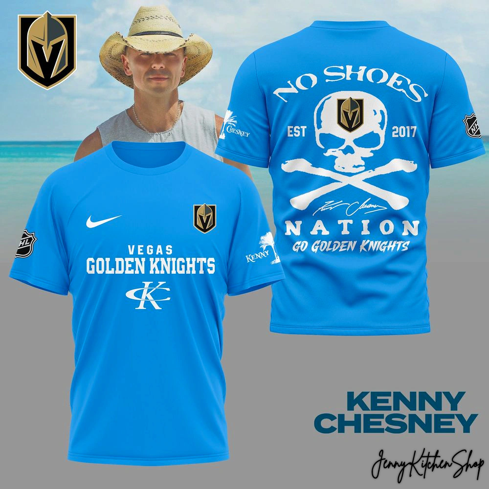 Vegas Golden Knights x Kenny Chesney No Shoes Shirt