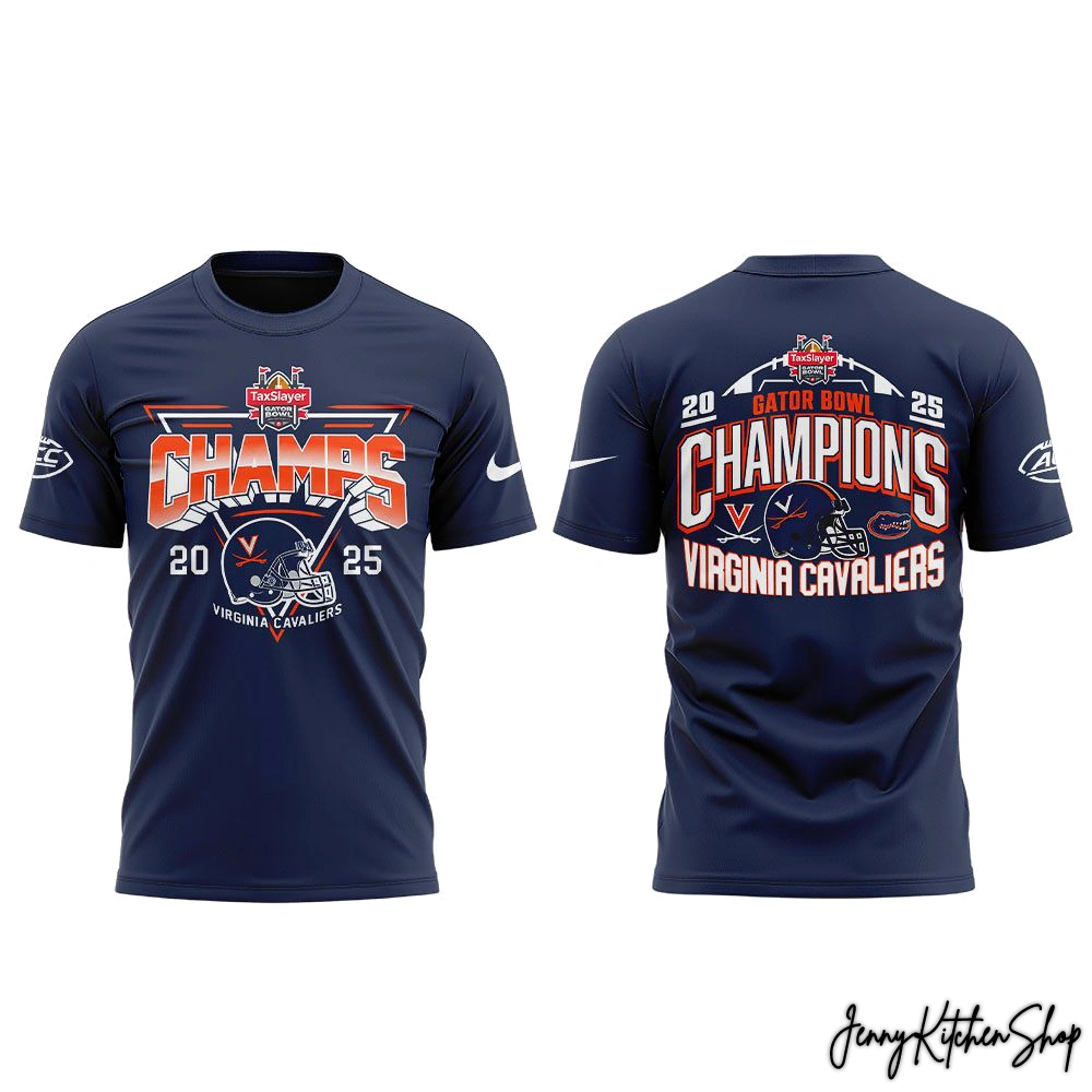 Virginia Cavaliers TaxSlayer Gator Bowl Champions T-Shirt, Hoodie