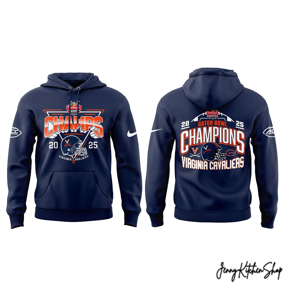 Virginia Cavaliers TaxSlayer Gator Bowl Champions T-Shirt, Hoodie