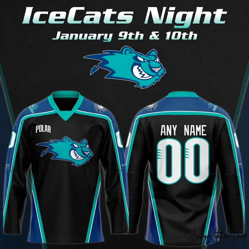 Worcester Railers IceCats Night 2026 Special Hockey Jersey