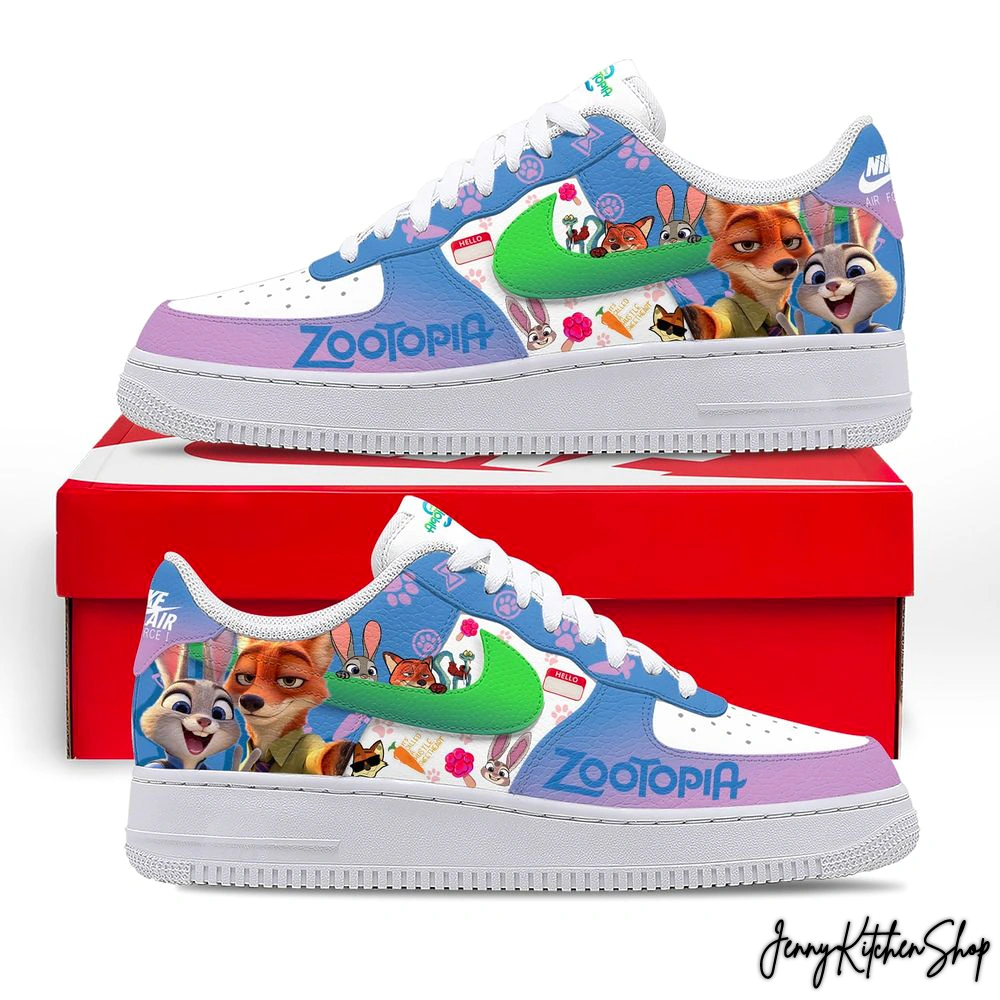 Zootopia 2 Beautiful New Edition AF1 Sneakers