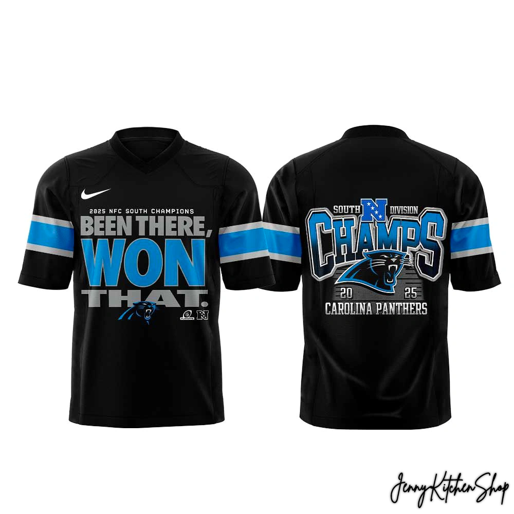 2025 Carolina Panthers NFC South Champions Limited Football Jersey