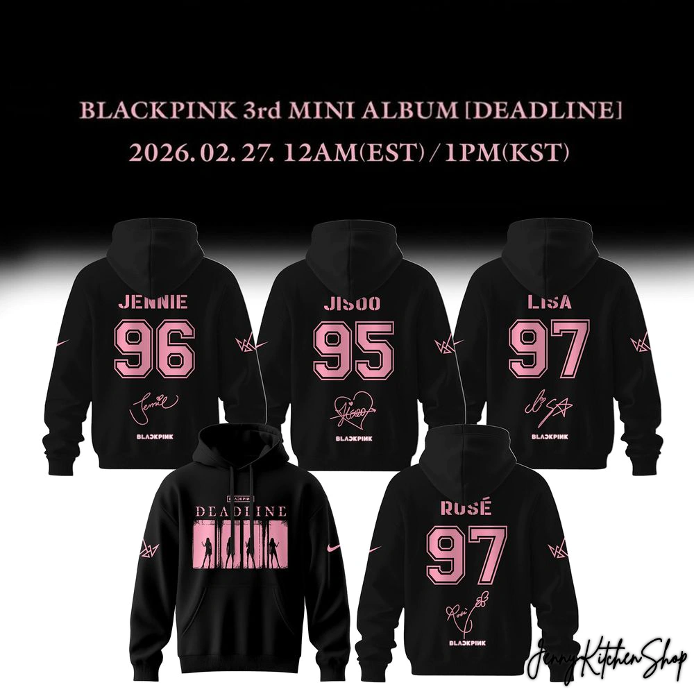 2026 BLACKPINK Comeback Mini Album Black Hoodie