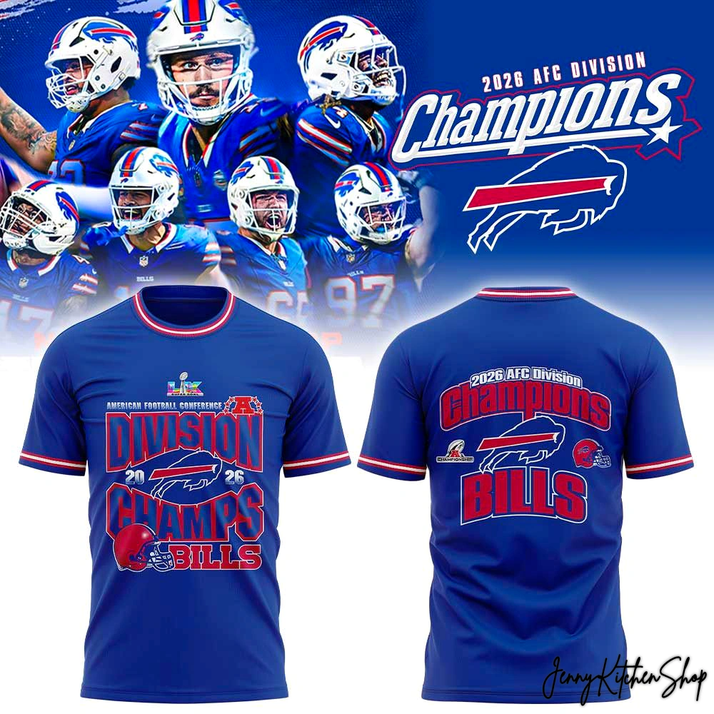 2026 Buffalo Bills AFC Division Champions Shirt