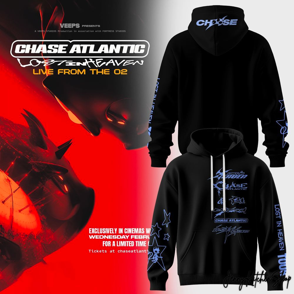 2026 Chase Atlantic Lost In Heaven Live From The O2 Collection Hoodie