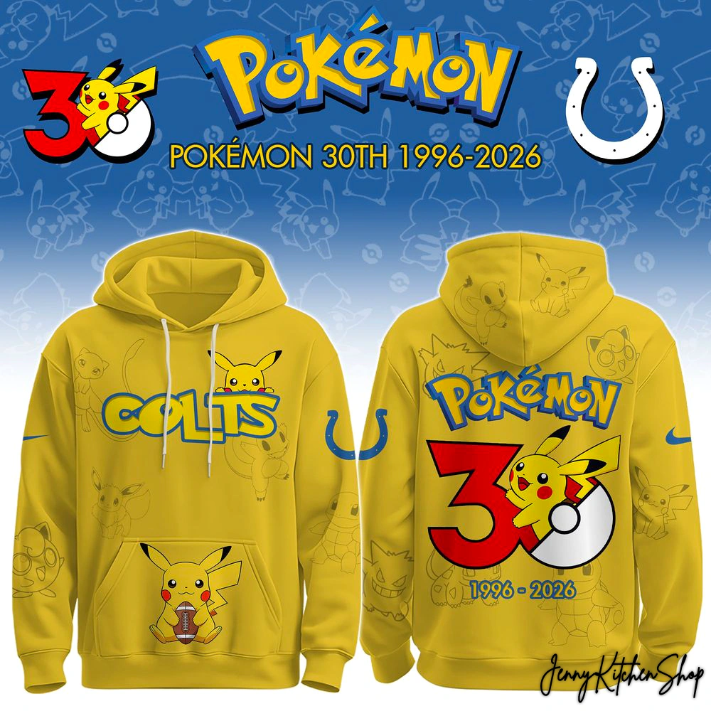 2026 NFL x Pokemon 30th Anniversary 1996-2026 Hoodie