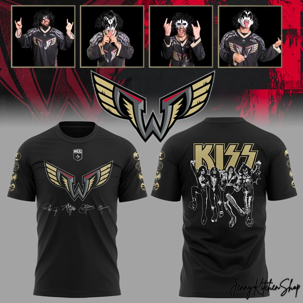 2026 Philadelphia Wings Collab Kiss Band Hoodie
