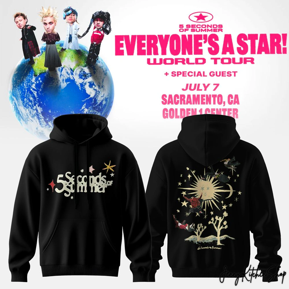 5 Seconds of Summer World Tour 2026 Hoodie