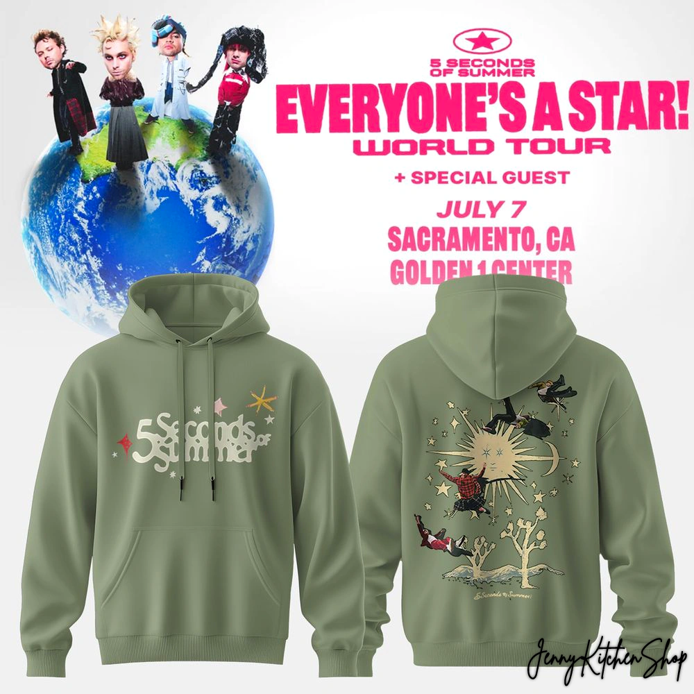 5 Seconds of Summer World Tour 2026 Hoodie