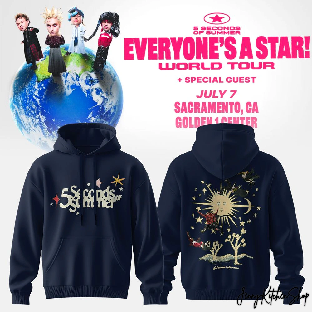 5 Seconds of Summer World Tour 2026 Hoodie