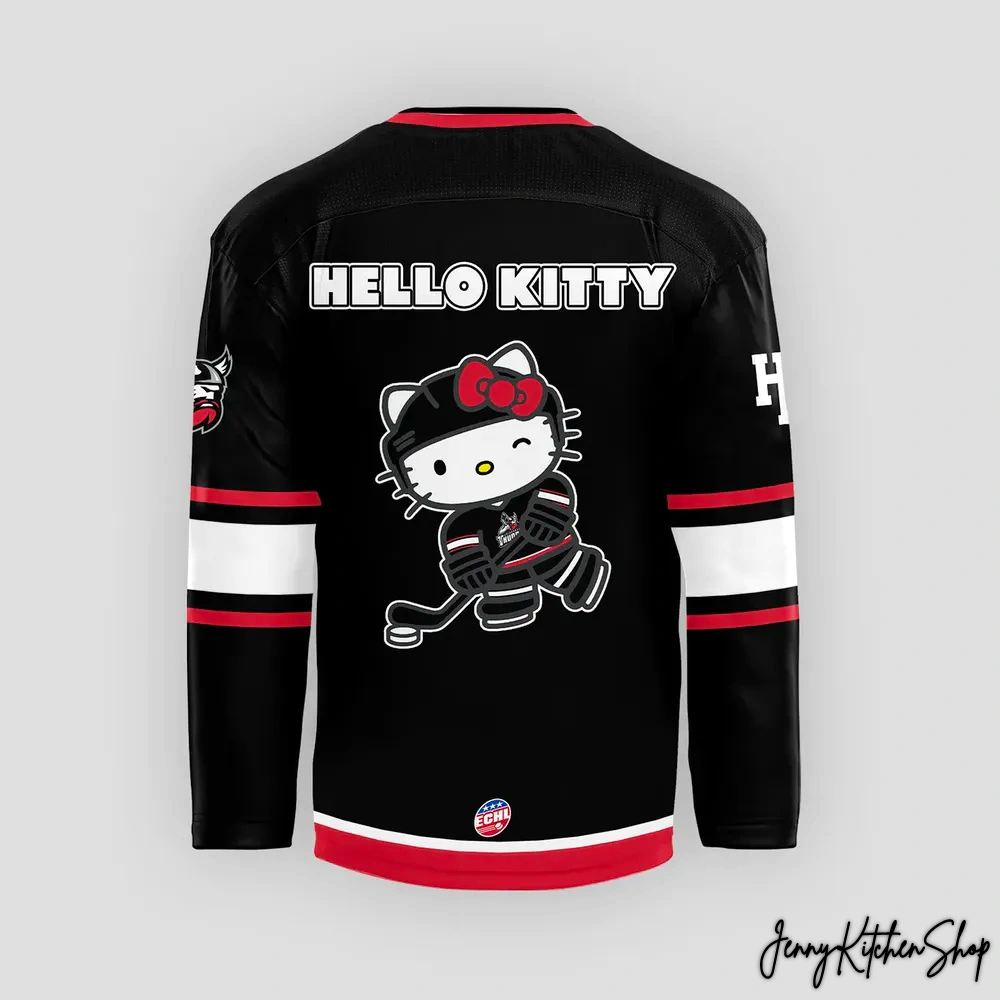 Adirondack Thunder x Hello Kitty 2026 Limited Hockey Jersey