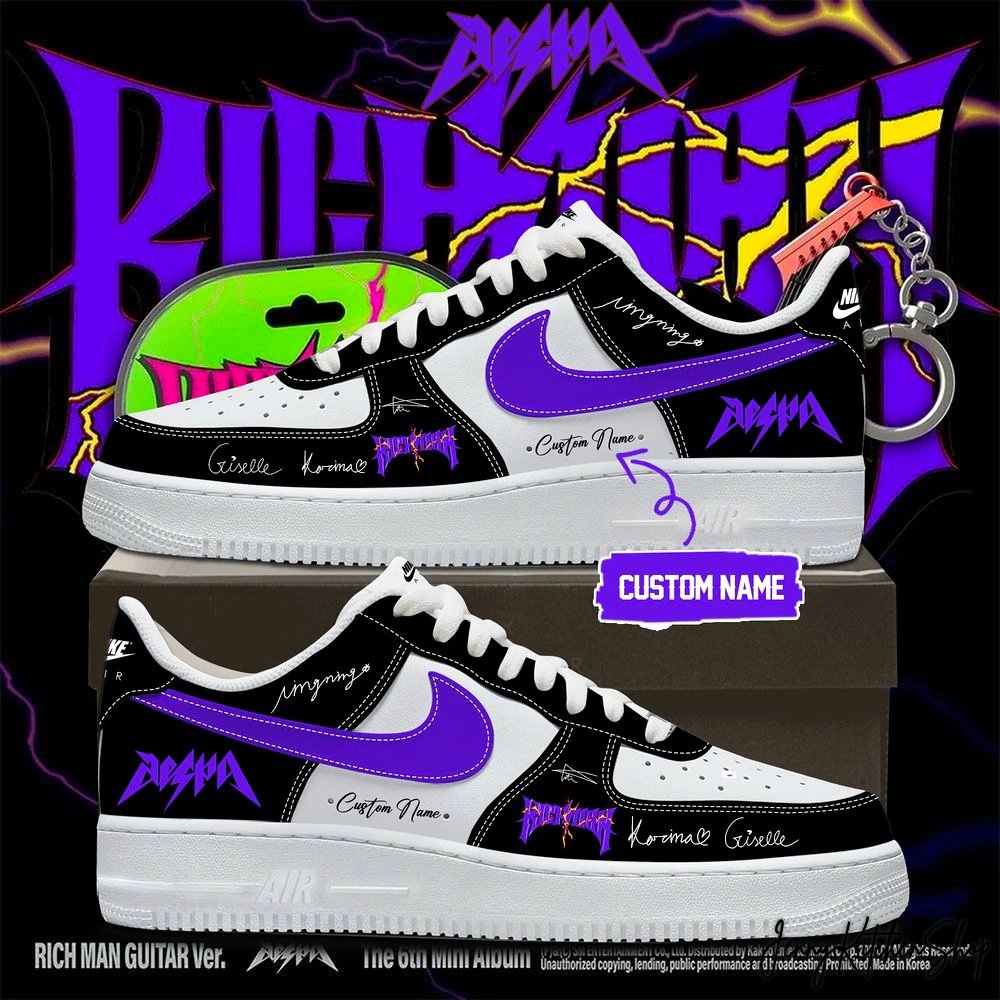 Aespa The 6th Mini Album Rich Man 2026 Special Custom Shoes