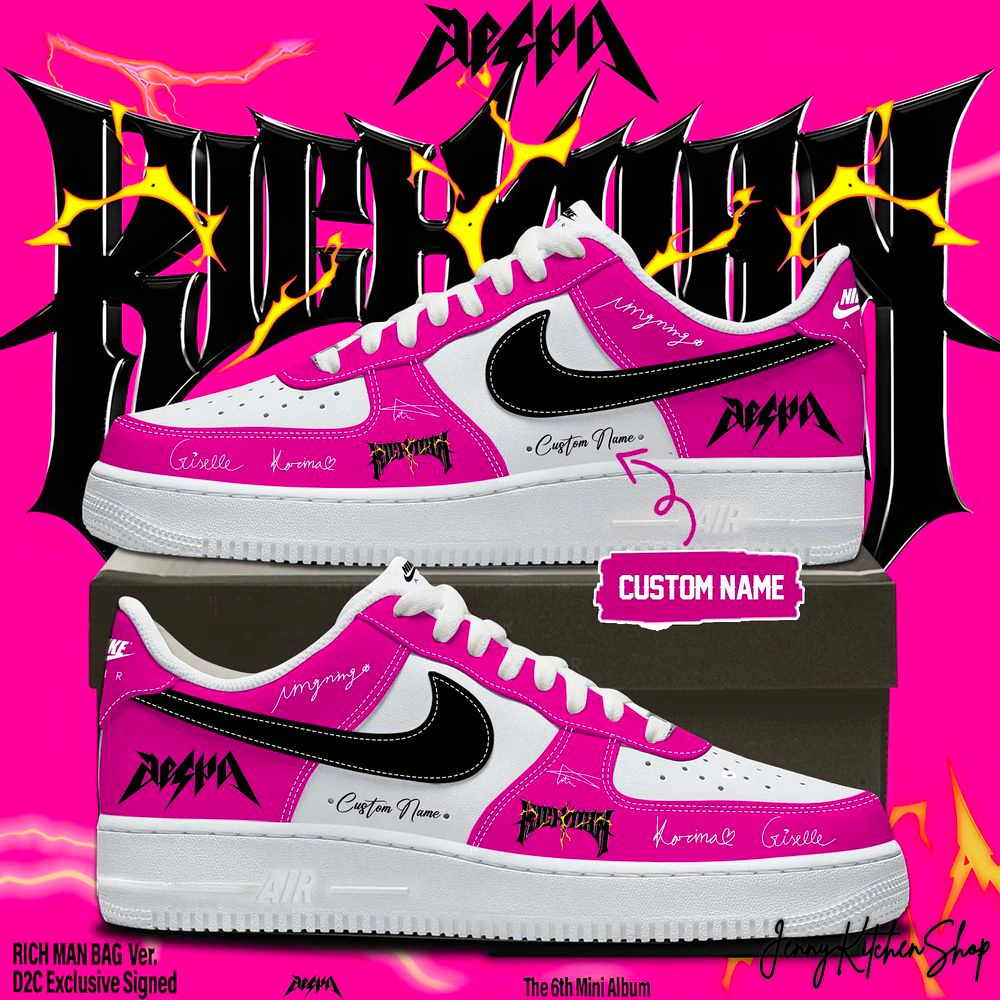 Aespa The 6th Mini Album Rich Man 2026 Special Custom Shoes