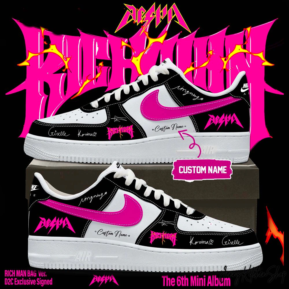 Aespa The 6th Mini Album Rich Man 2026 Special Custom Shoes