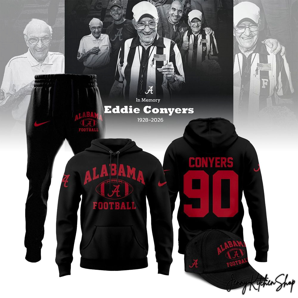 Alabama Crimson Tide In Memory Eddie Conyers Hoodie
