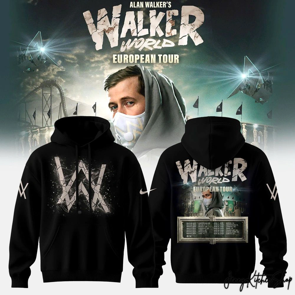 Alan Walker 2026 Walker World Tour Limited Hoodie