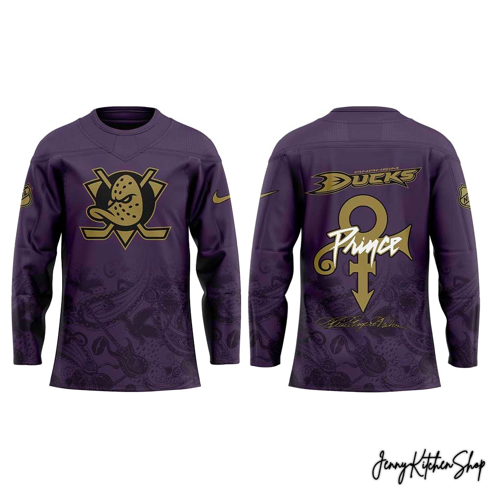 Anaheim Ducks x Prince Rogers Nelson Night 2026 Hockey Jersey