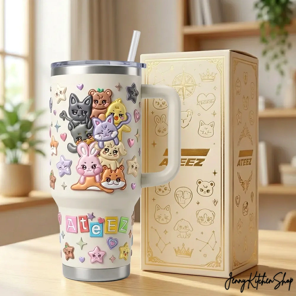 Ateez Beautiful Chibi Teams 2026 Tumbler