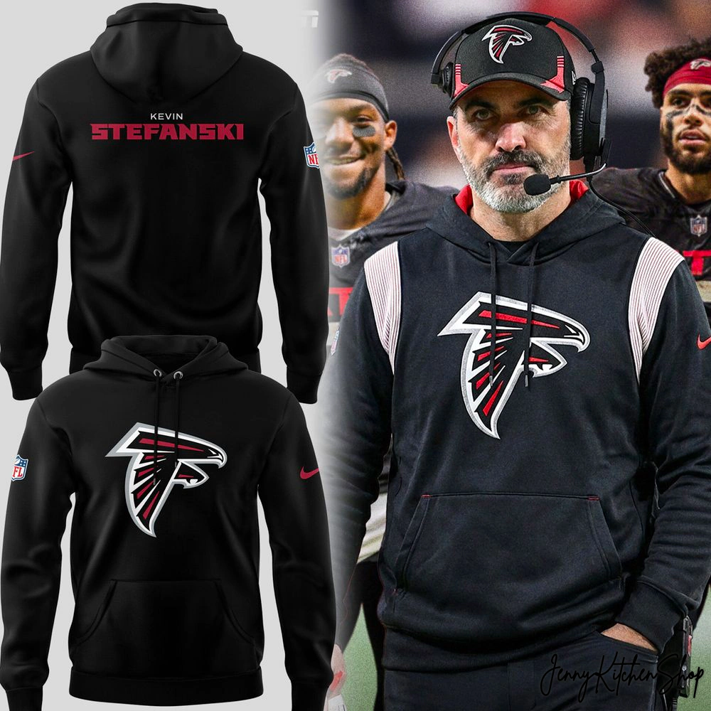 Atlanta Falcons 2026 Coach Kevin Stefanski Hoodie