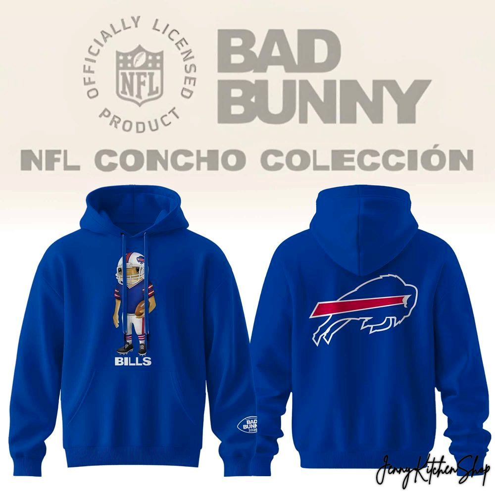 Bad Bunny x Buffalo Bills Concho 2026 Limited Hoodie