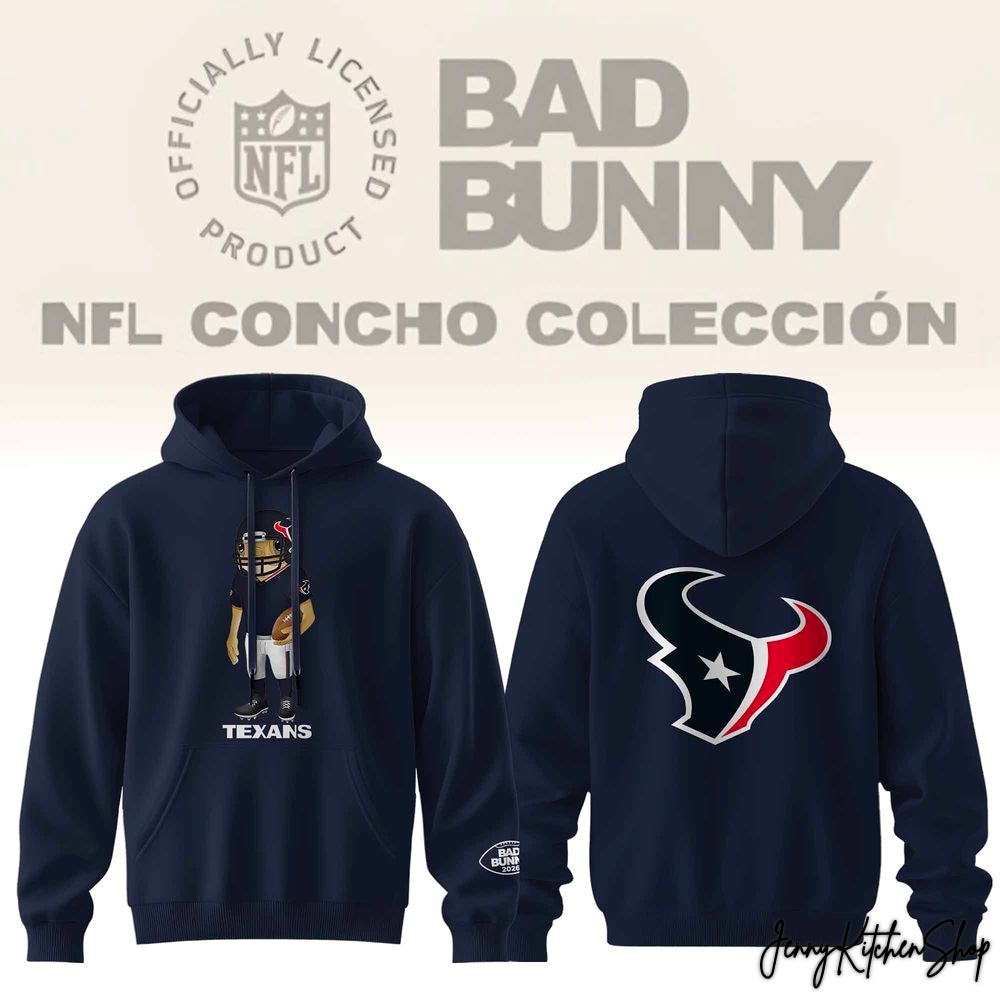 Bad Bunny x Houston Texans Concho 2026 Limited Hoodie