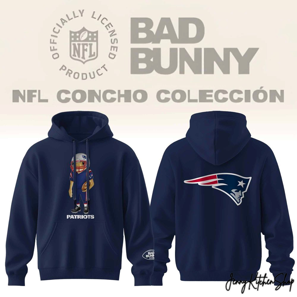 Bad Bunny x New England Patriots Concho 2026 Limited Hoodie