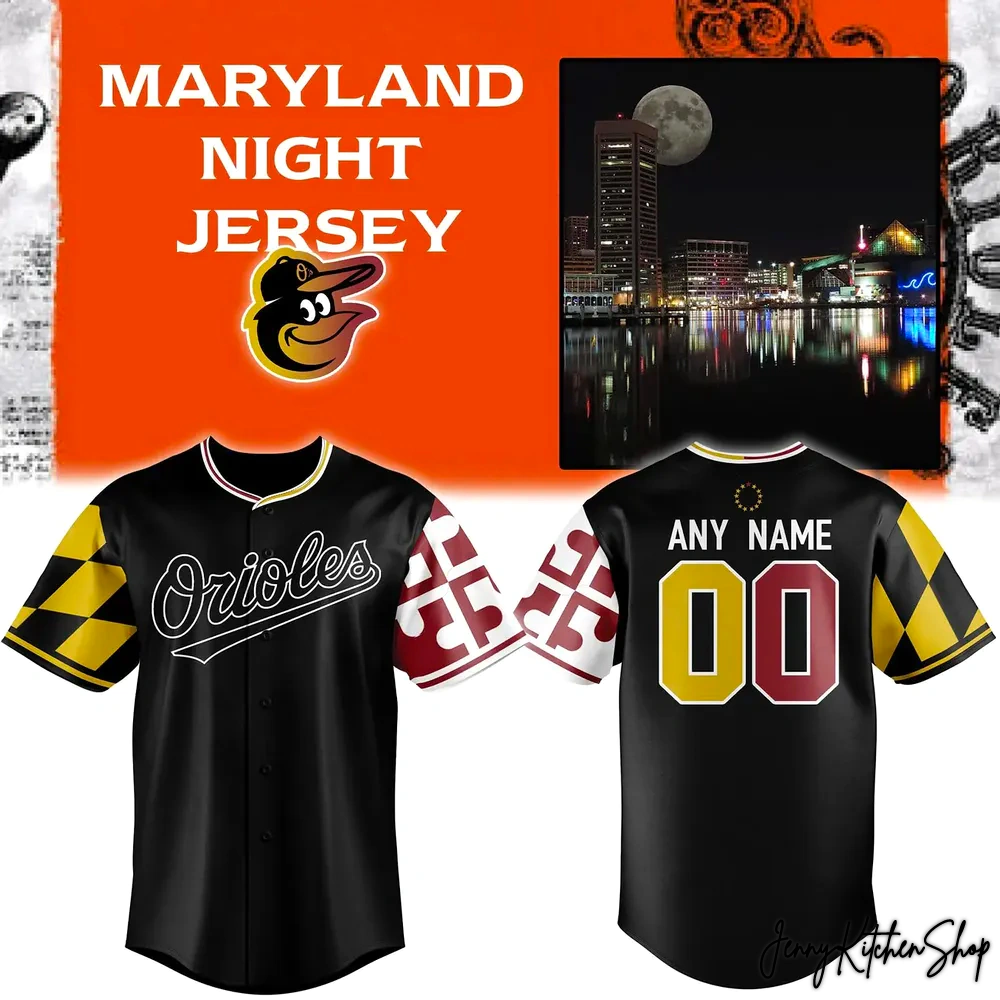 Baltimore Orioles 2026 Maryland Night Limited Baseball Jersey
