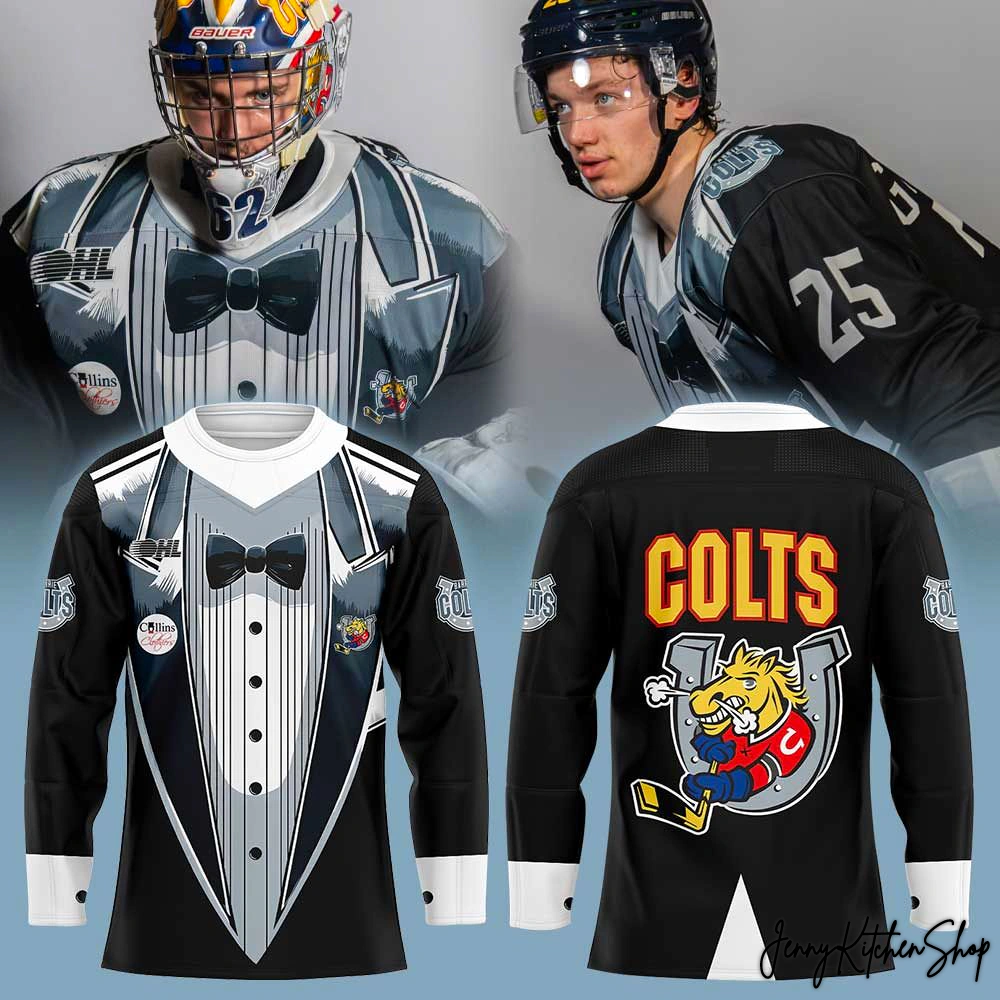 Barrie Colts Our NYE 2026 Hockey Jersey