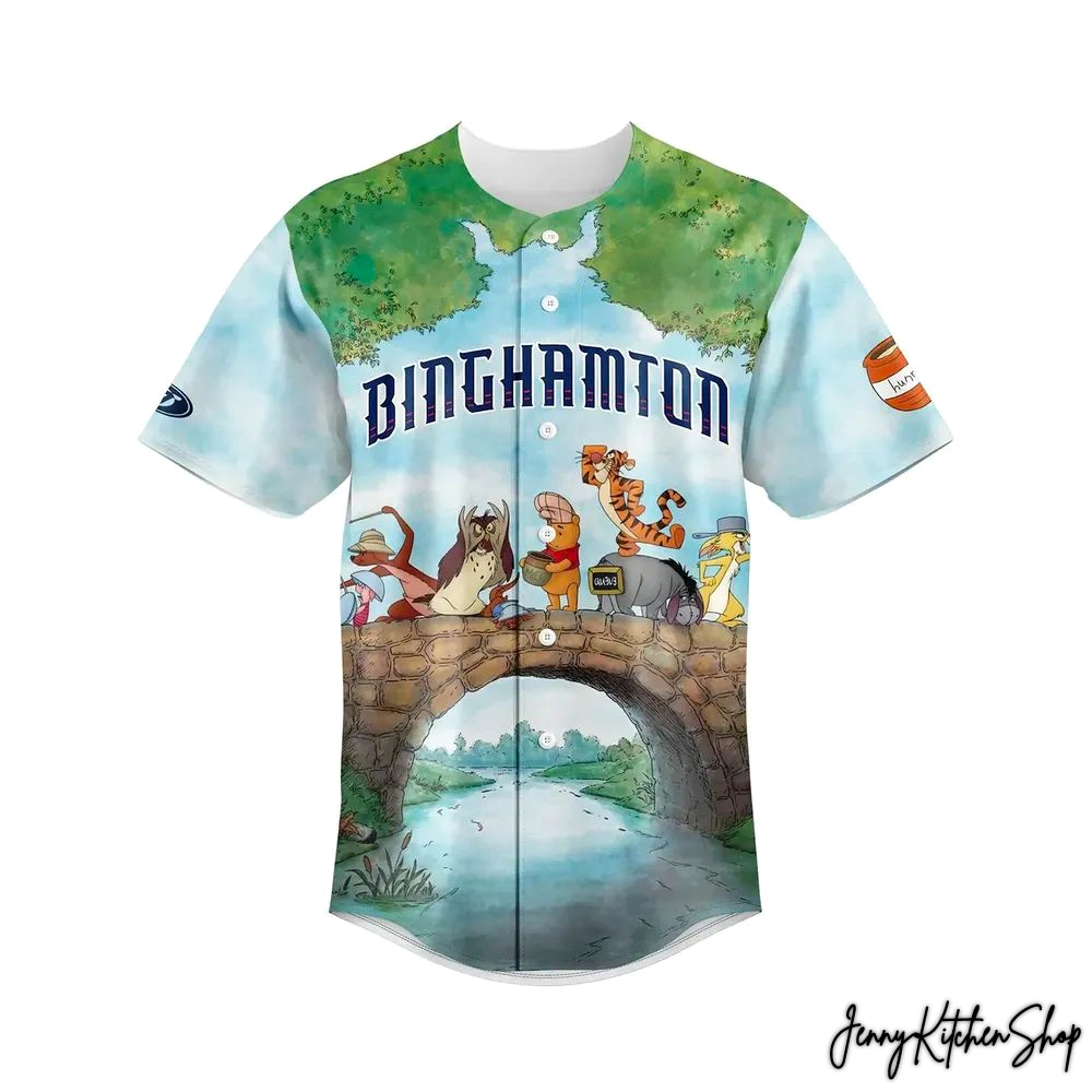 Binghamton Rumble Ponies x Winnie the Pooh 2026 Baseball Jersey