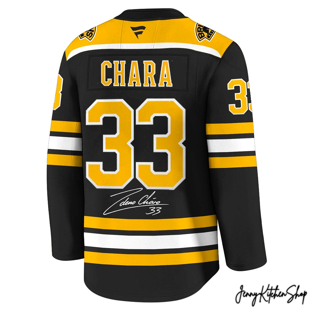 Boston Bruins Honor Legend 33 Zdeno Chara Signature Jersey