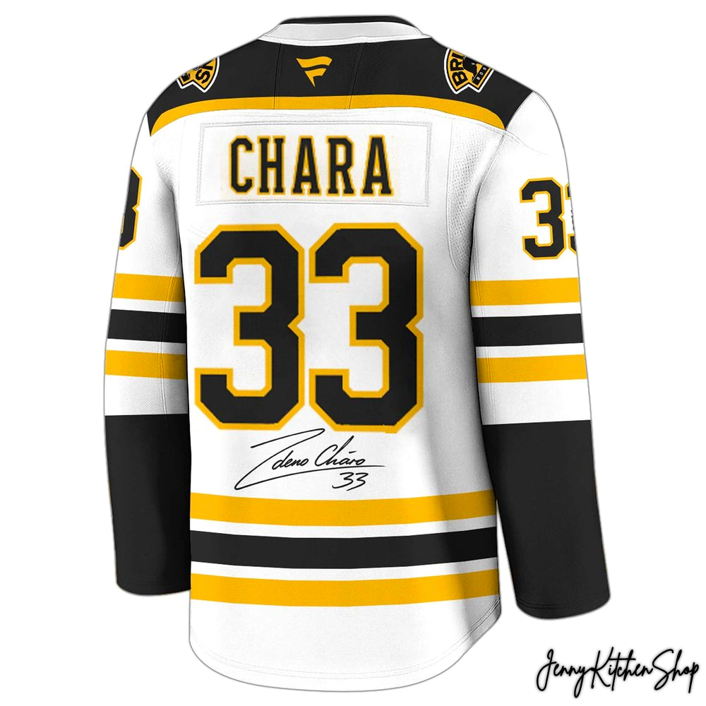 Boston Bruins Honor Legend 33 Zdeno Chara Signature Jersey