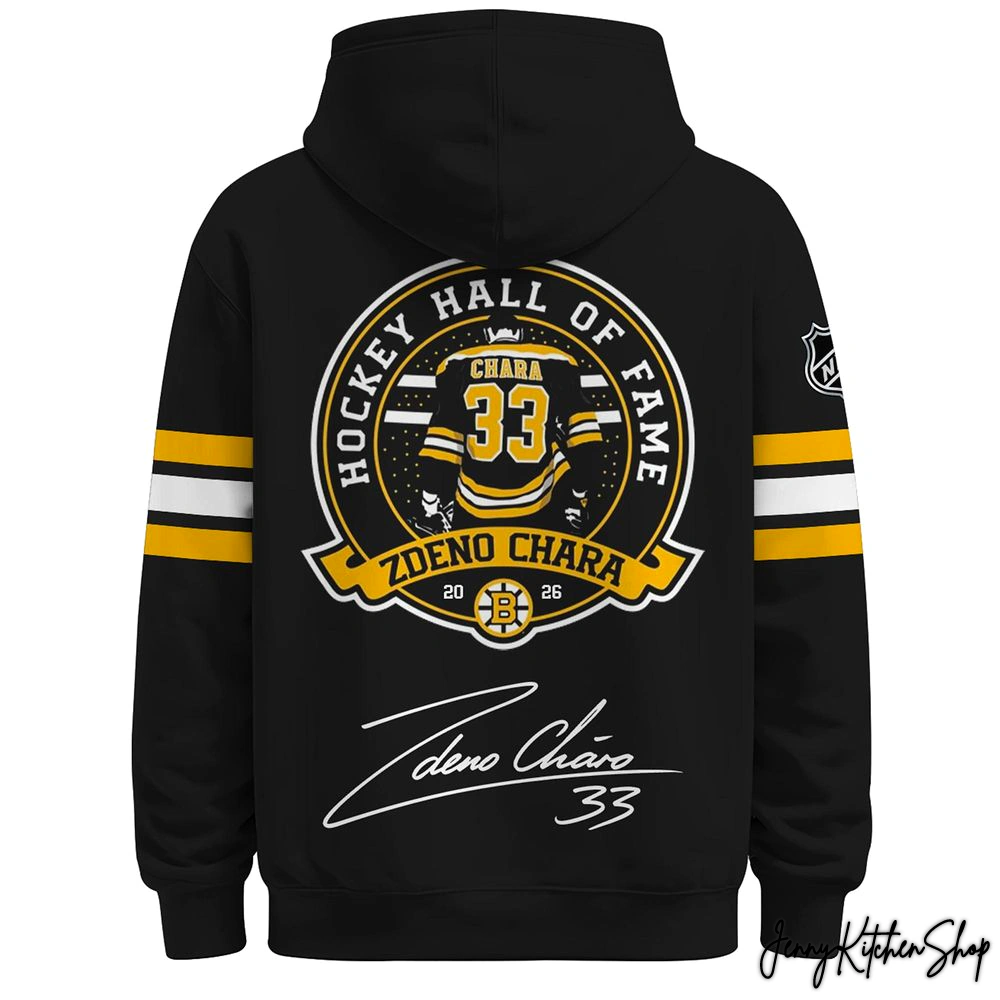 Boston Bruins Honor Legend No 33 Zdeno Chara Limited Hoodie