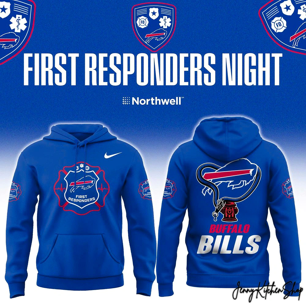 Buffalo Bills First Responders 2026 Limited Blue Hoodie