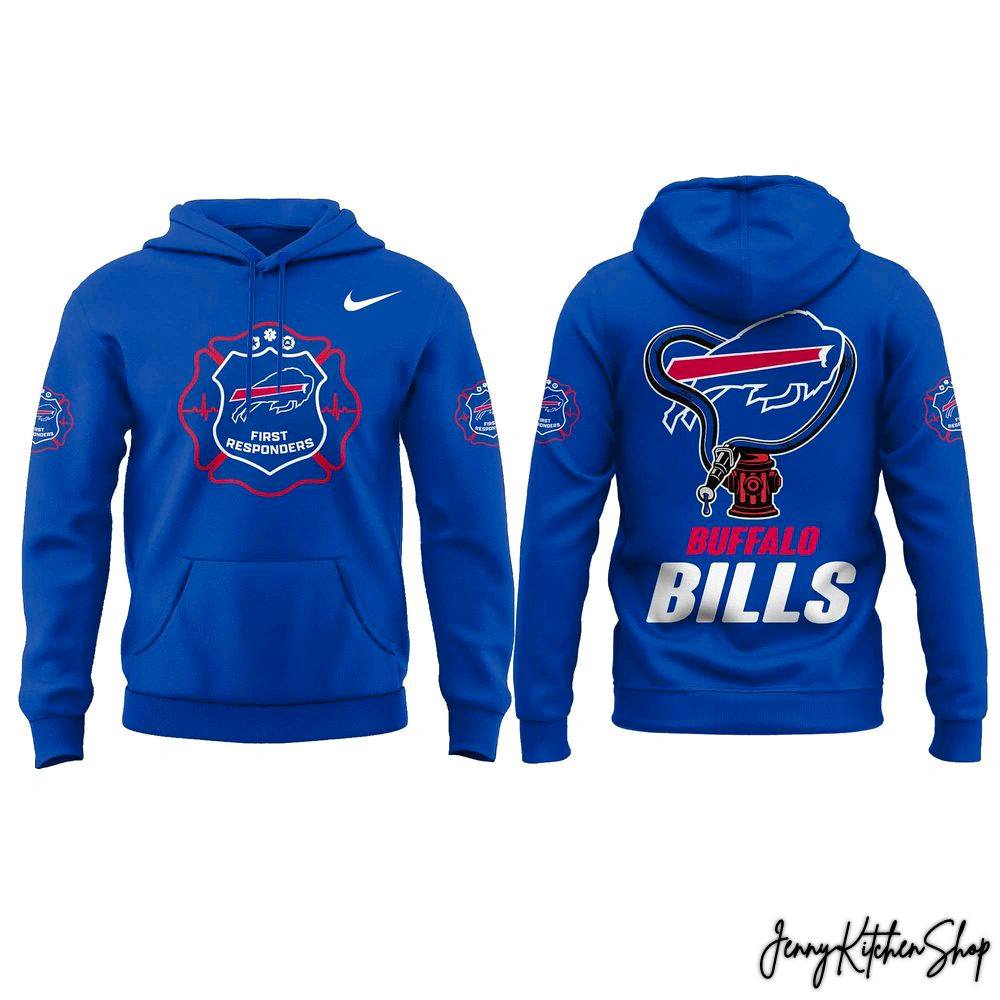 Buffalo Bills First Responders 2026 Limited Blue Hoodie