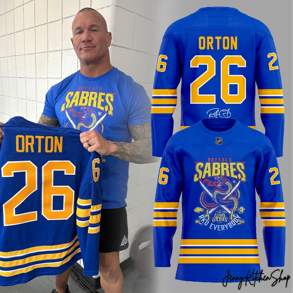 Buffalo Sabres x Randy Orton Limited 26 Orton Hockey Jersey