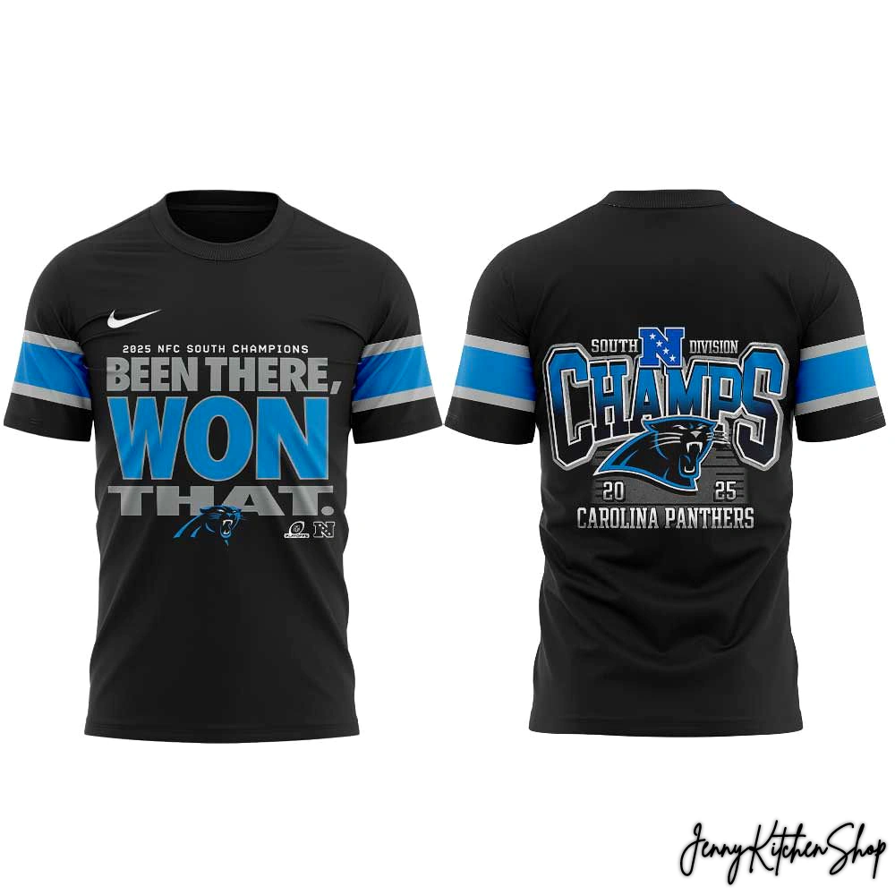 Carolina Panthers 2025 NFC South Division Champions Limited Hoodie