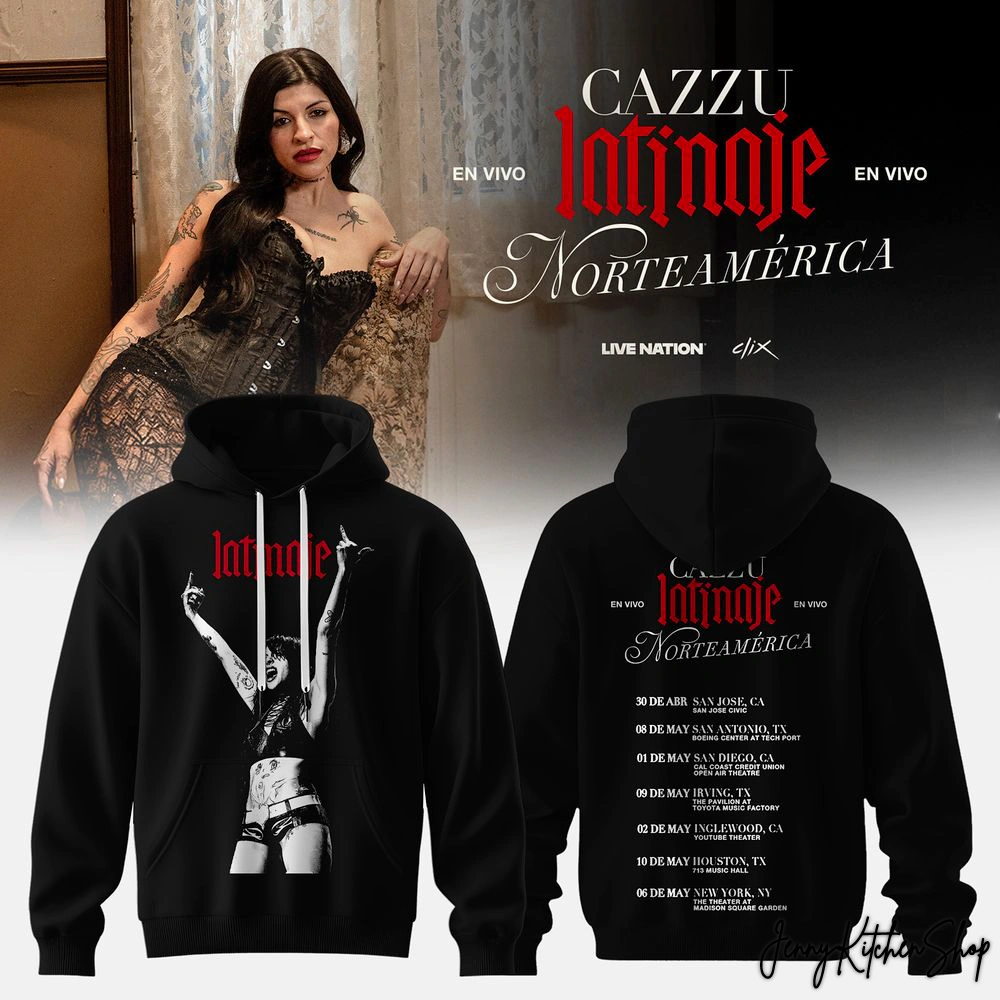 Cazzu Latinaje En Vivo North American 2026 Limited Collection Hoodie